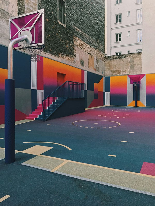 brand basketball court